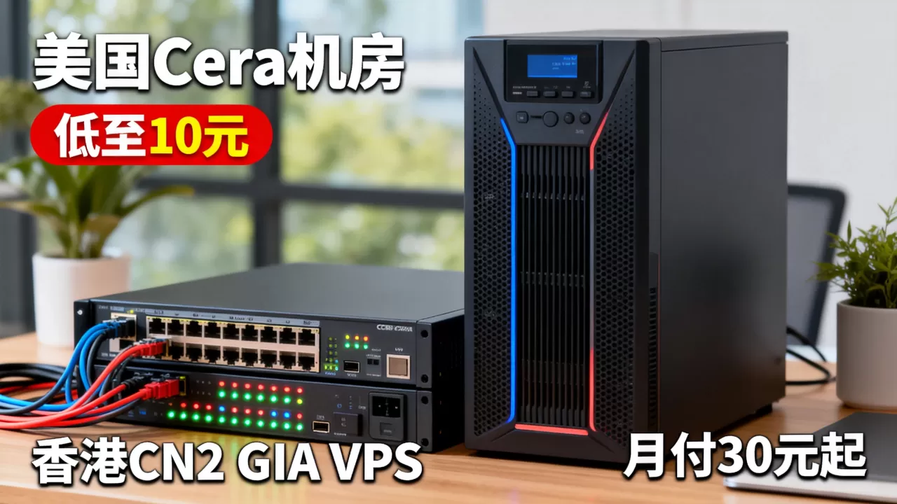 酷锐云两周年美国Cera机房低至10元,香港CN2 GIA VPS月付30元起值得买吗 酷锐云两周年美国Cera机房低至10元,香港CN2 GIA VPS月付30元起值得买吗