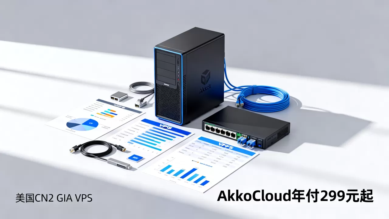 AkkoCloud年付299元起值得买吗,美国CN2 GIA VPS哪家好