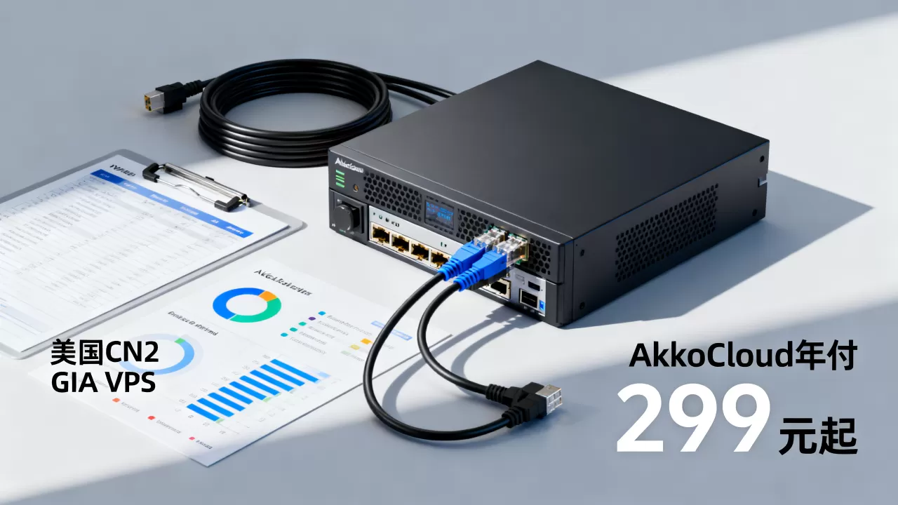 AkkoCloud年付299元起值得买吗,美国CN2 GIA VPS哪家好