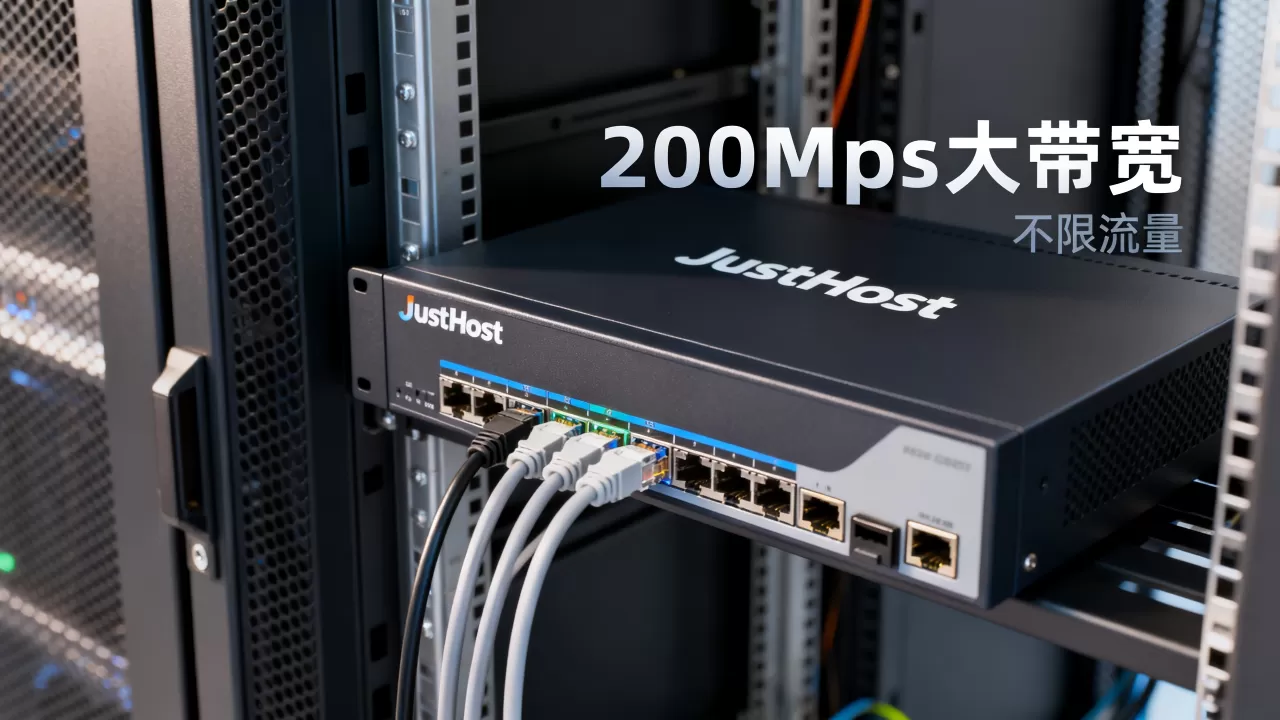 JustHost俄罗斯VPS好用吗?200Mbps大带宽不限流量 JustHost俄罗斯VPS好用吗?200Mbps大带宽不限流量