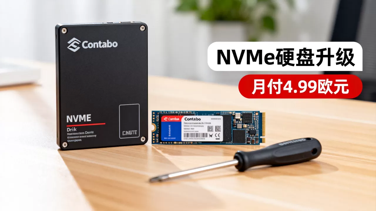 Contabo NVMe硬盘升级划算吗?月付4.99欧元套餐升级攻略 Contabo NVMe硬盘升级划算吗?月付4.99欧元套餐升级攻略