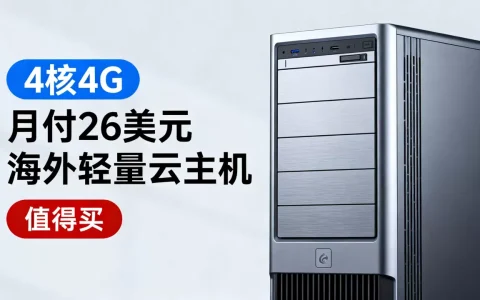 SurferCloud海外轻量云主机4核4G月付26美元值得买吗,海外云服务器推荐