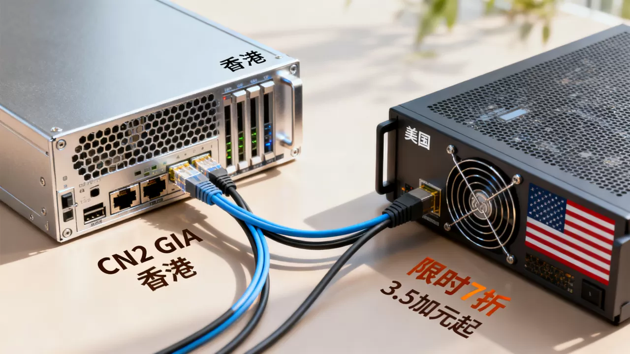 VMISS限时7折3.5加元起值得买吗?香港美国服务器CN2 GIA对比 VMISS限时7折3.5加元起值得买吗?香港美国服务器CN2 GIA对比