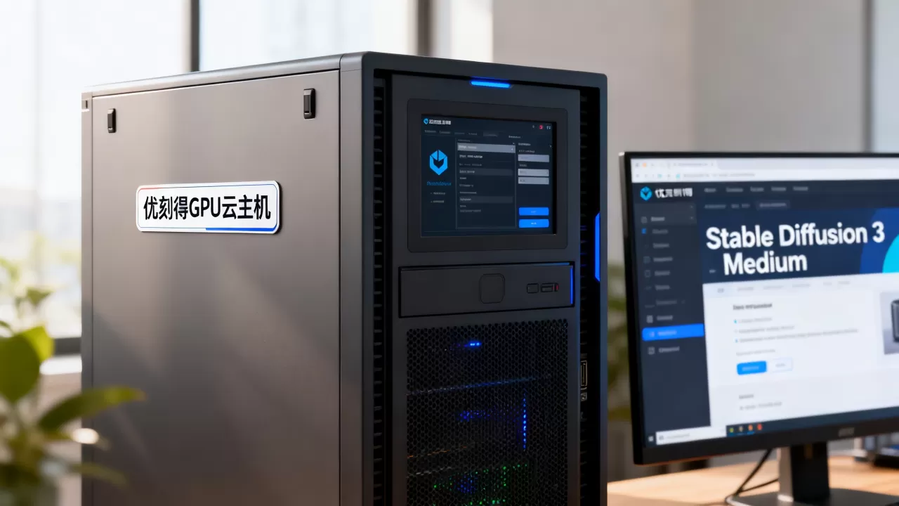 优刻得GPU云主机如何运行Stable Diffusion 3 Medium? 优刻得GPU云主机如何运行Stable Diffusion 3 Medium?