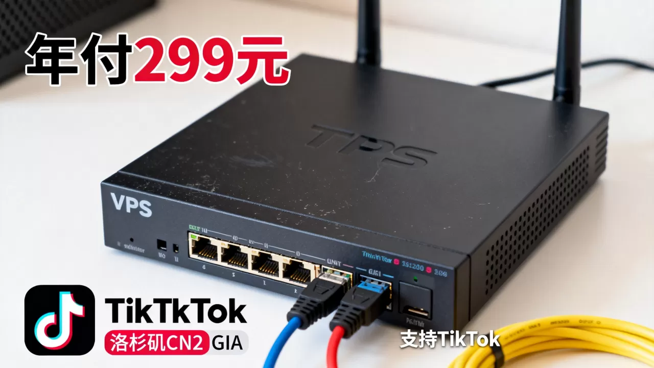 六六云VPS年付299元值得买吗，洛杉矶CN2 GIA支持TikTok