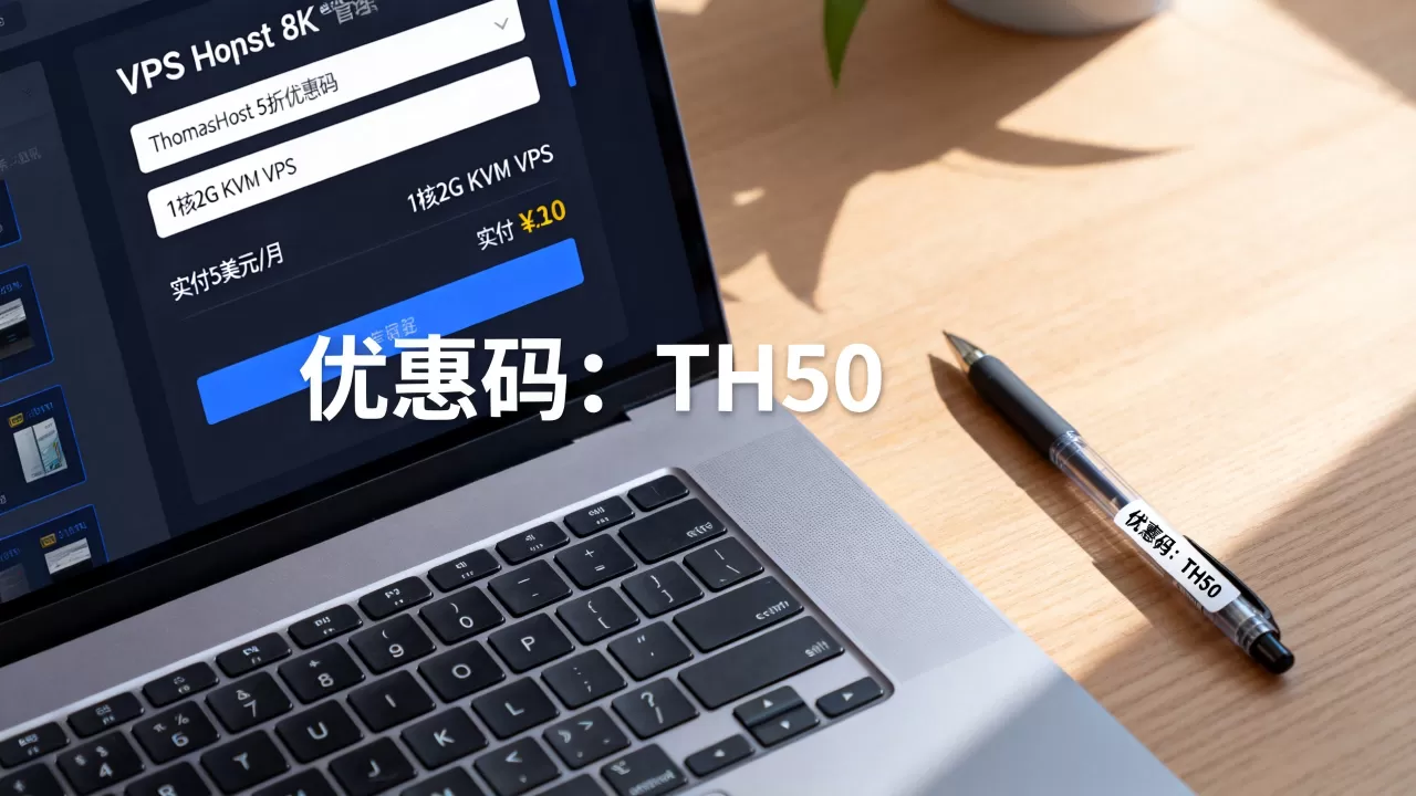 ThomasHost5折优惠码怎么用?1核2G内存KVM VPS套餐实付5美元/月 ThomasHost5折优惠码怎么用?1核2G内存KVM VPS套餐实付5美元/月