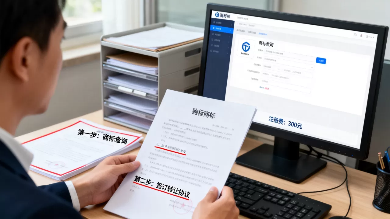个人购买商标怎么操作？个人购买商标流程及费用详解