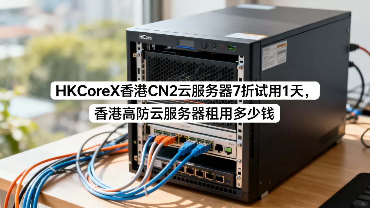 HKCoreX香港CN2云服务器7折试用1天,香港高防云服务器租用多少钱 HKCoreX香港CN2云服务器7折试用1天,香港高防云服务器租用多少钱