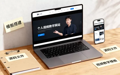 想做个人视频教学网站模板？个人网站模板源码哪里找