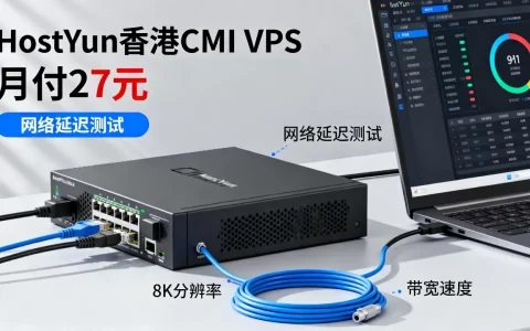 HostYun香港CMI VPS月付27元值得买吗，香港CMI VPS月付27元测评