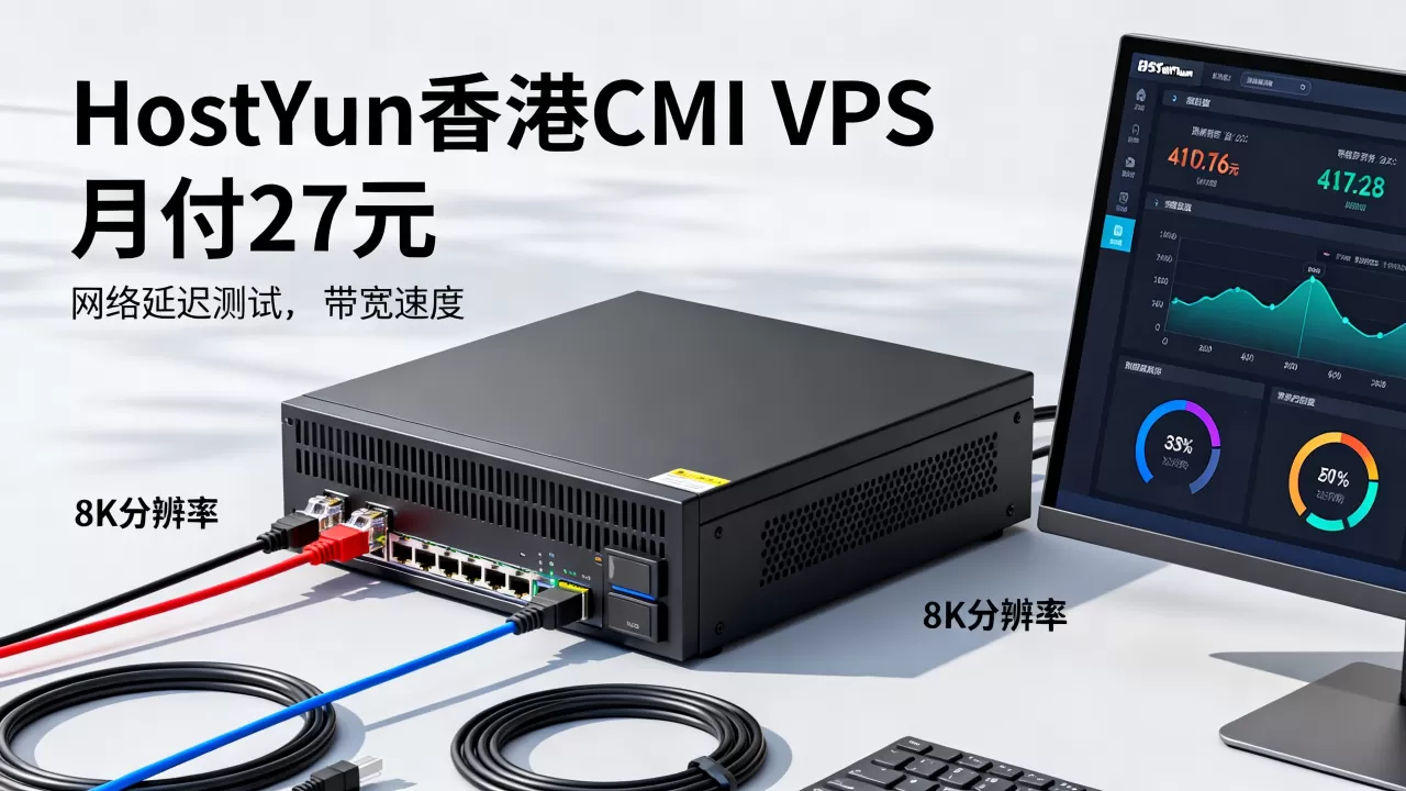 HostYun香港CMI VPS月付27元值得买吗,香港CMI VPS月付27元测评 HostYun香港CMI VPS月付27元值得买吗,香港CMI VPS月付27元测评