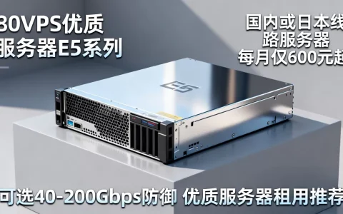 80VPS独立服务器E5系列香港CN2或日本服务器每月仅600元起，可选40-200Gbps防御，香港CN2 GIA服务器租用推荐
