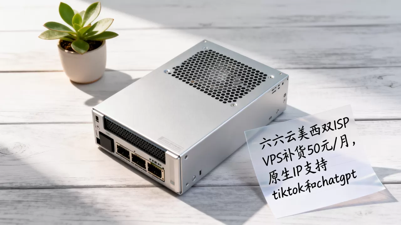 六六云美西双ISP VPS补货50元/月,原生IP支持tiktok和chatgpt 六六云美西双ISP VPS补货50元/月,原生IP支持tiktok和chatgpt