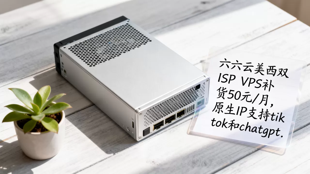 六六云美西双ISP VPS补货50元/月,原生IP支持tiktok和chatgpt 六六云美西双ISP VPS补货50元/月,原生IP支持tiktok和chatgpt