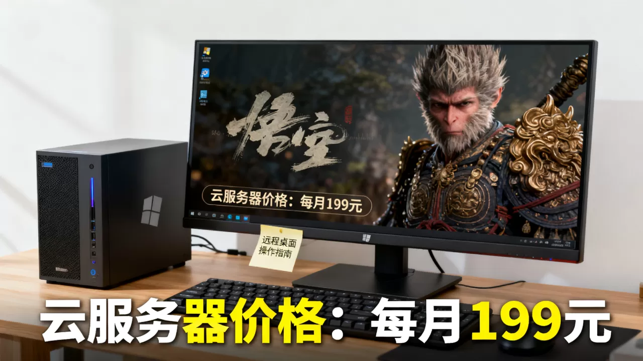 远程Windows桌面玩悟空?黑神话悟空云服务器多少钱 远程Windows桌面玩悟空?黑神话悟空云服务器多少钱