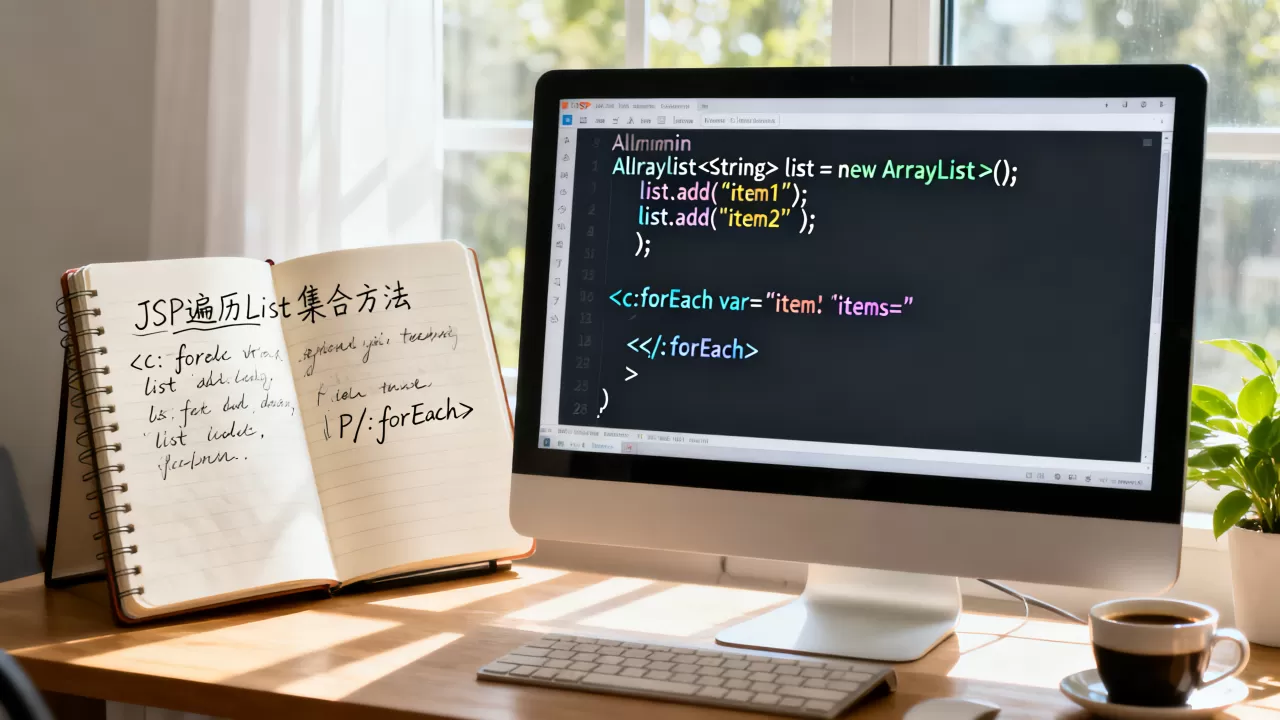 Action中ArrayList如何显示到JSP页面？JSP遍历List集合方法