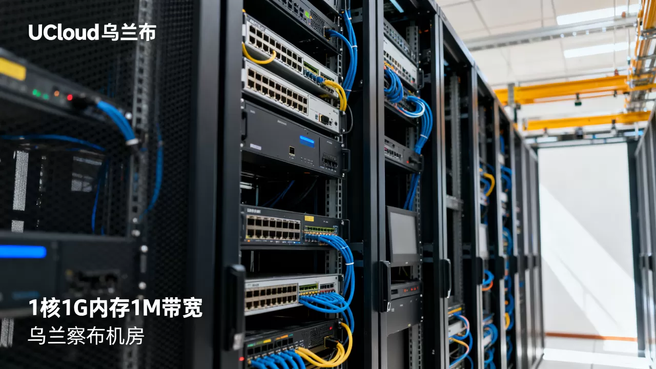 UCloud乌兰察布机房性能如何？1核1G内存1M带宽测评