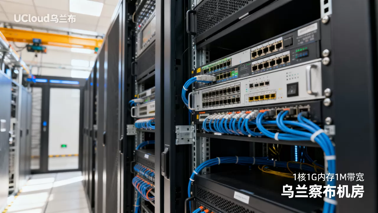 UCloud乌兰察布机房性能如何？1核1G内存1M带宽测评