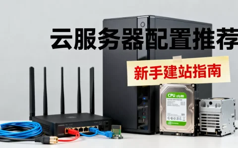 个人买云服务器建站靠谱吗？新手建站服务器配置推荐