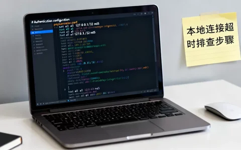 本地连接超时怎么办？postgresql.conf安全和认证配置详解
