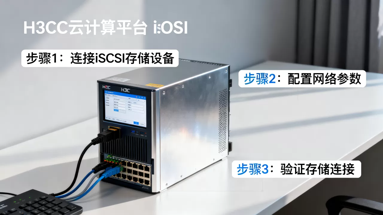 H3C云计算平台iSCSI服务器怎么用?配置教程 H3C云计算平台iSCSI服务器怎么用?配置教程