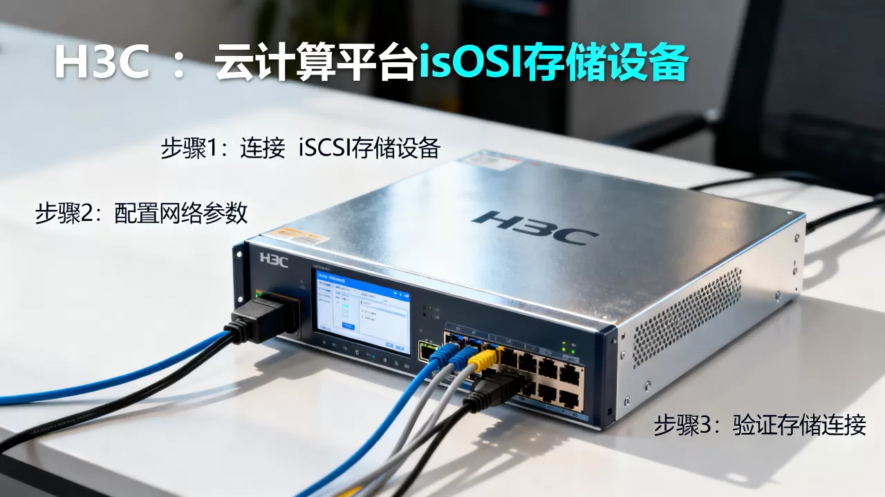 H3C云计算平台iSCSI服务器怎么用?配置教程 H3C云计算平台iSCSI服务器怎么用?配置教程