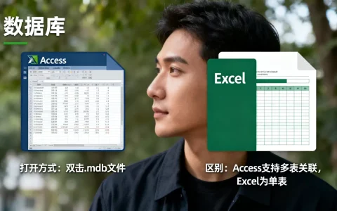 access数据库怎么打开？access数据库与excel的区别
