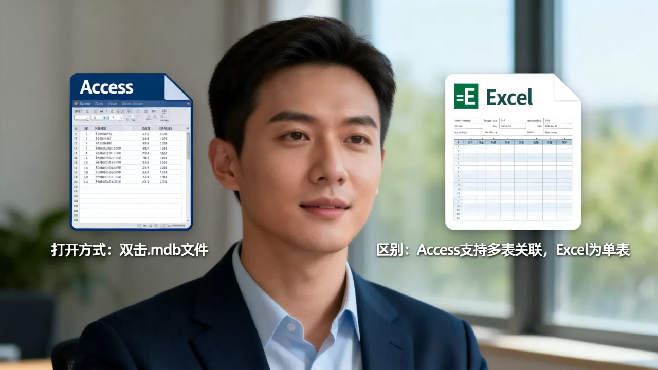 access数据库怎么打开?access数据库与excel的区别 access数据库怎么打开?access数据库与excel的区别