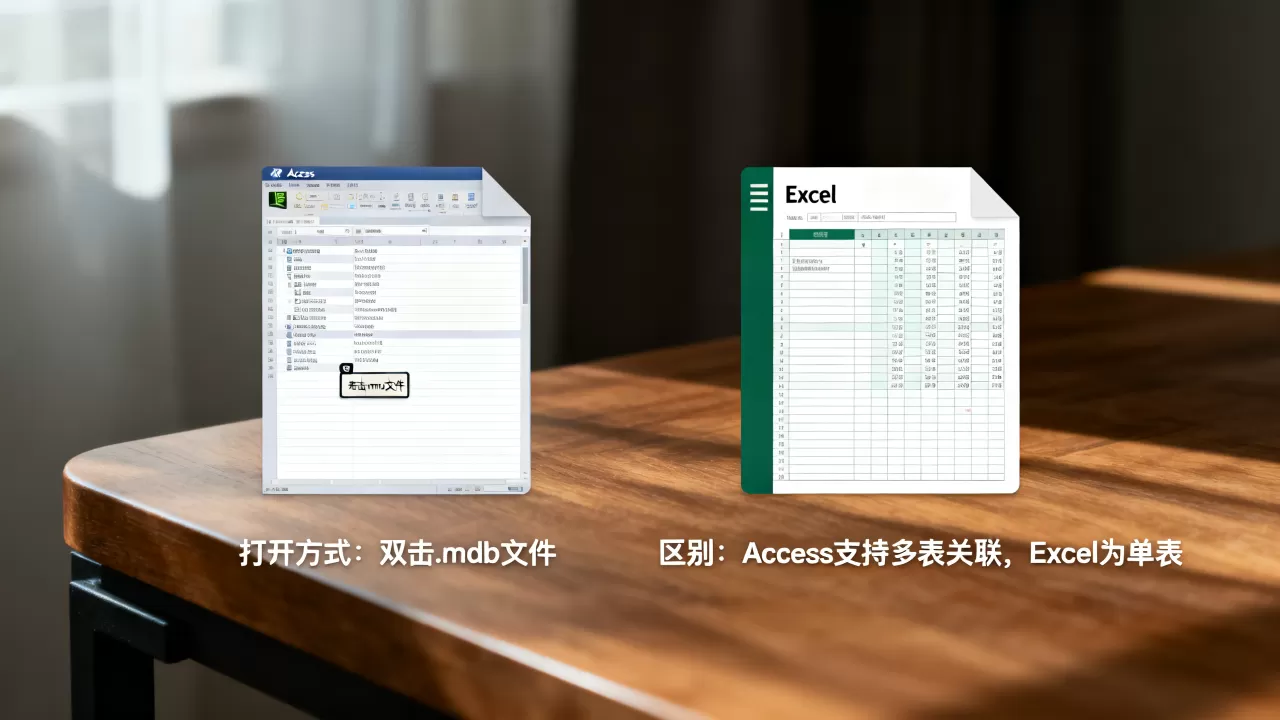 access数据库怎么打开?access数据库与excel的区别 access数据库怎么打开?access数据库与excel的区别
