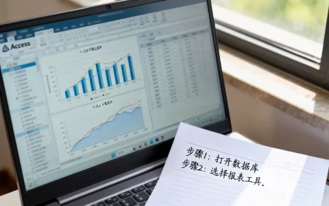 如何用Access生成可视化报表？access做图表教程