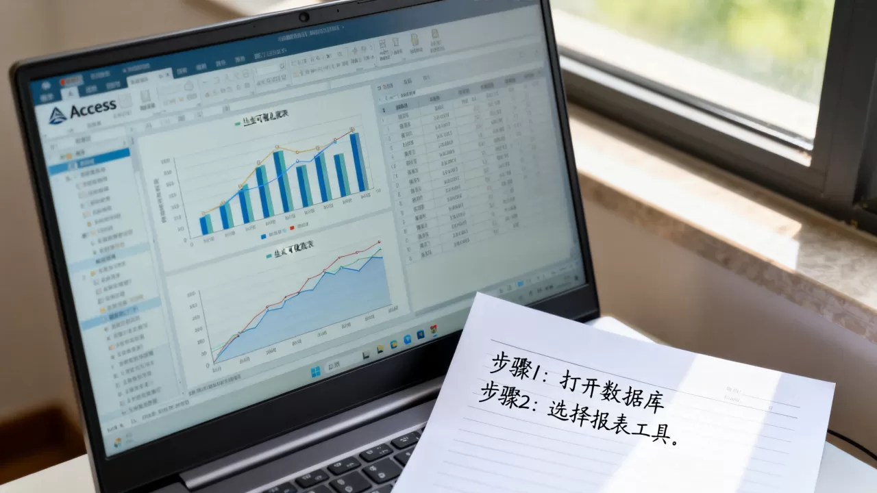 如何用Access生成可视化报表？access做图表教程