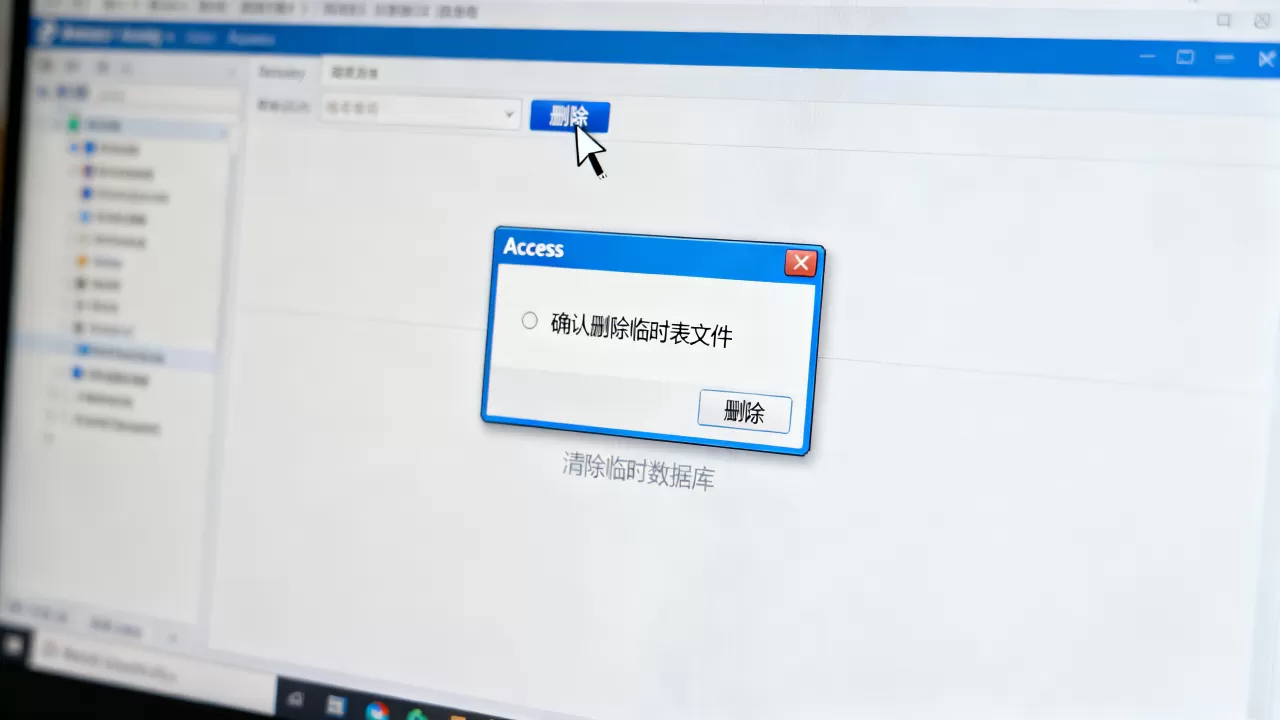 Access清除临时数据库怎么操作?access删除临时表文件 Access清除临时数据库怎么操作?access删除临时表文件