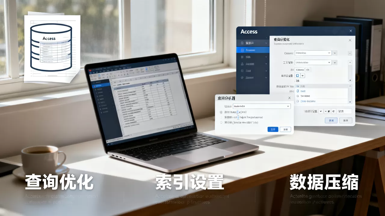Access百万数据卡顿怎么解决？access数据库优化技巧
