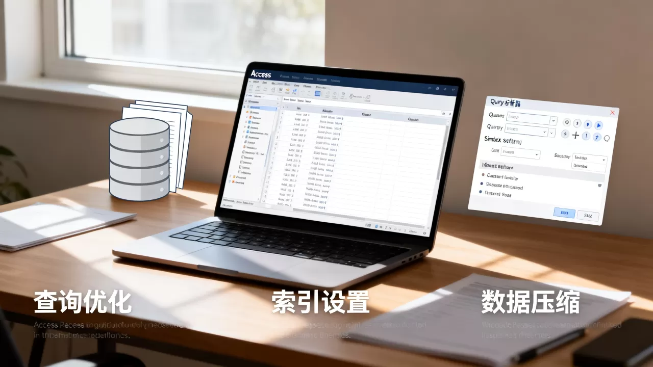 Access百万数据卡顿怎么解决？access数据库优化技巧