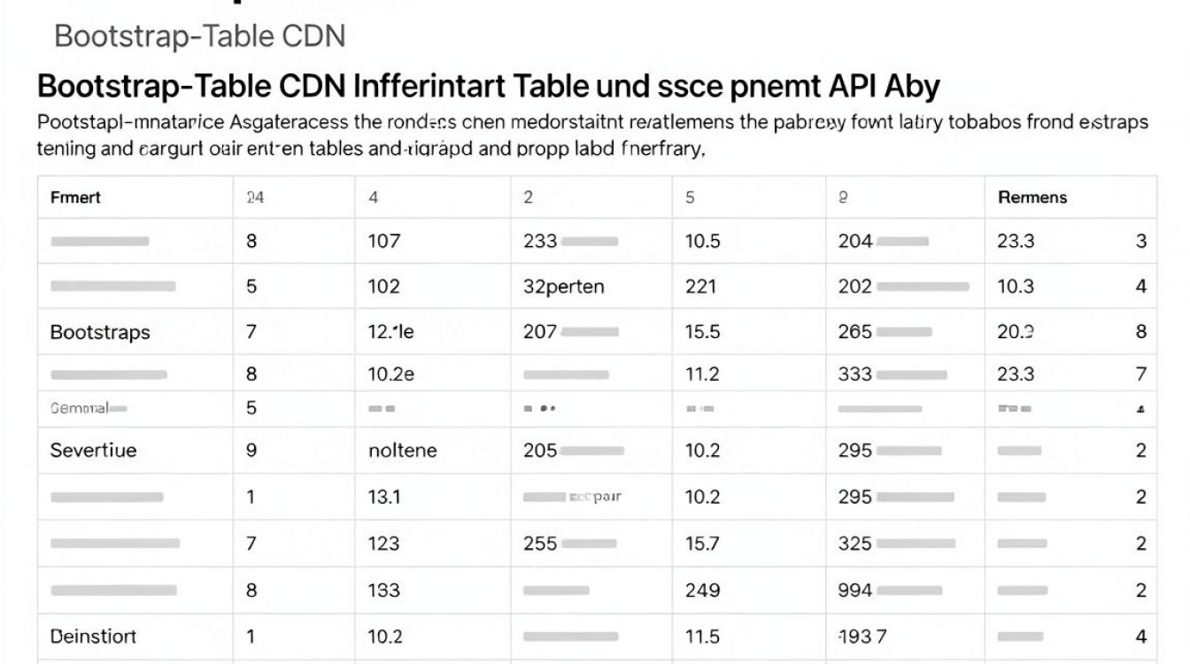 bootstraptable cdn bootstraptable cdn