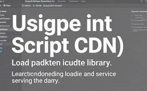 script cdn怎么用，script cdn链接
