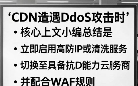 cdn被ddos怎么办，cdn被ddos攻击怎么解决