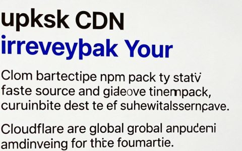{unpkg cdn}是什么？{unpkg cdn}怎么用