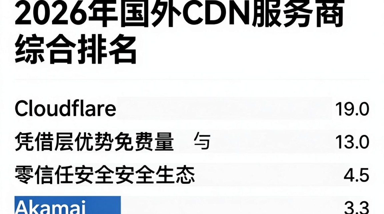国外cdn服务商排名