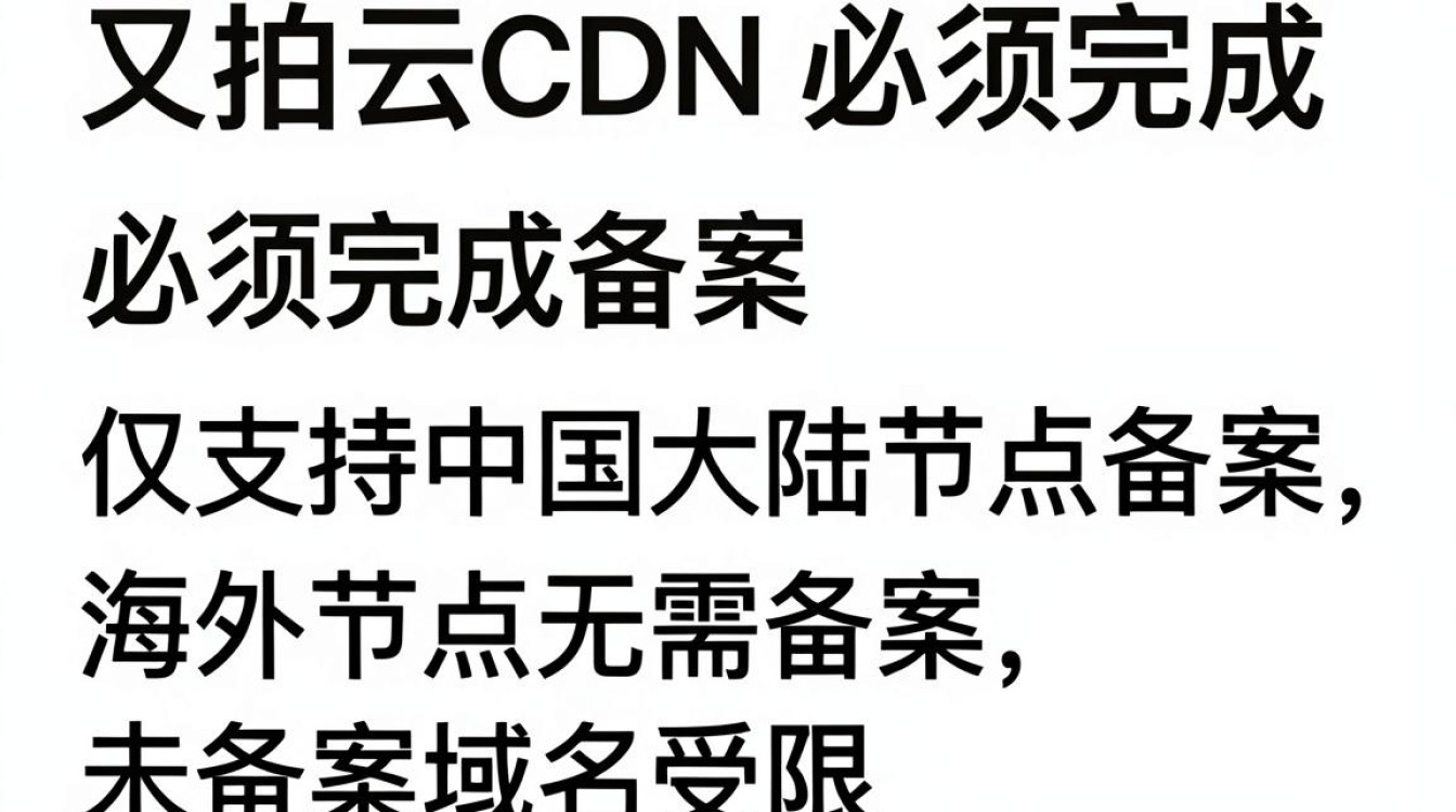 又拍云 cdn 备案