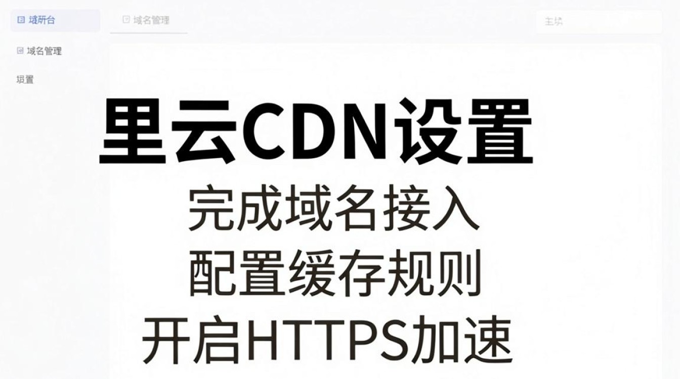 阿里云cdn设置教程