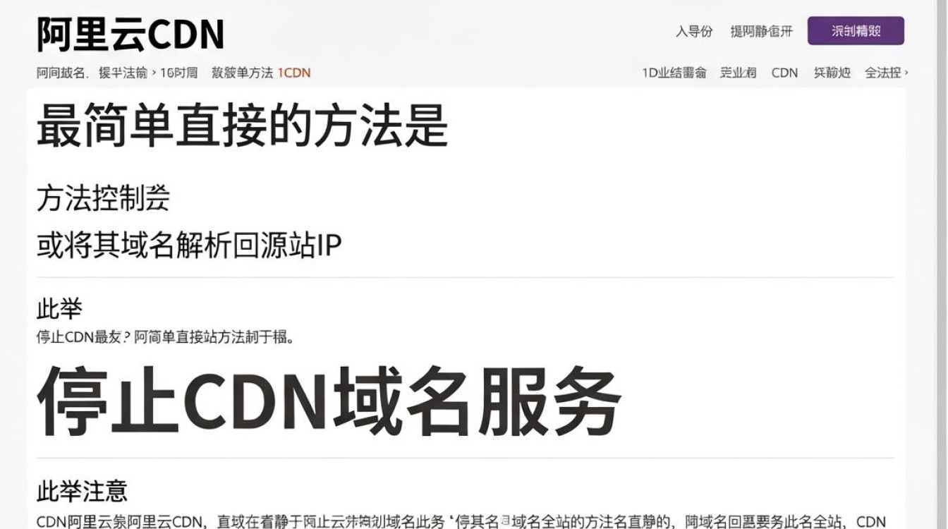 阿里云cdn怎么关闭