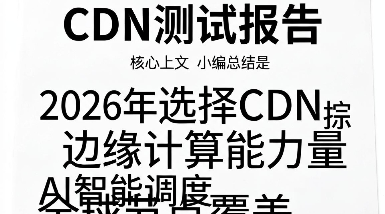 cdn测试报告