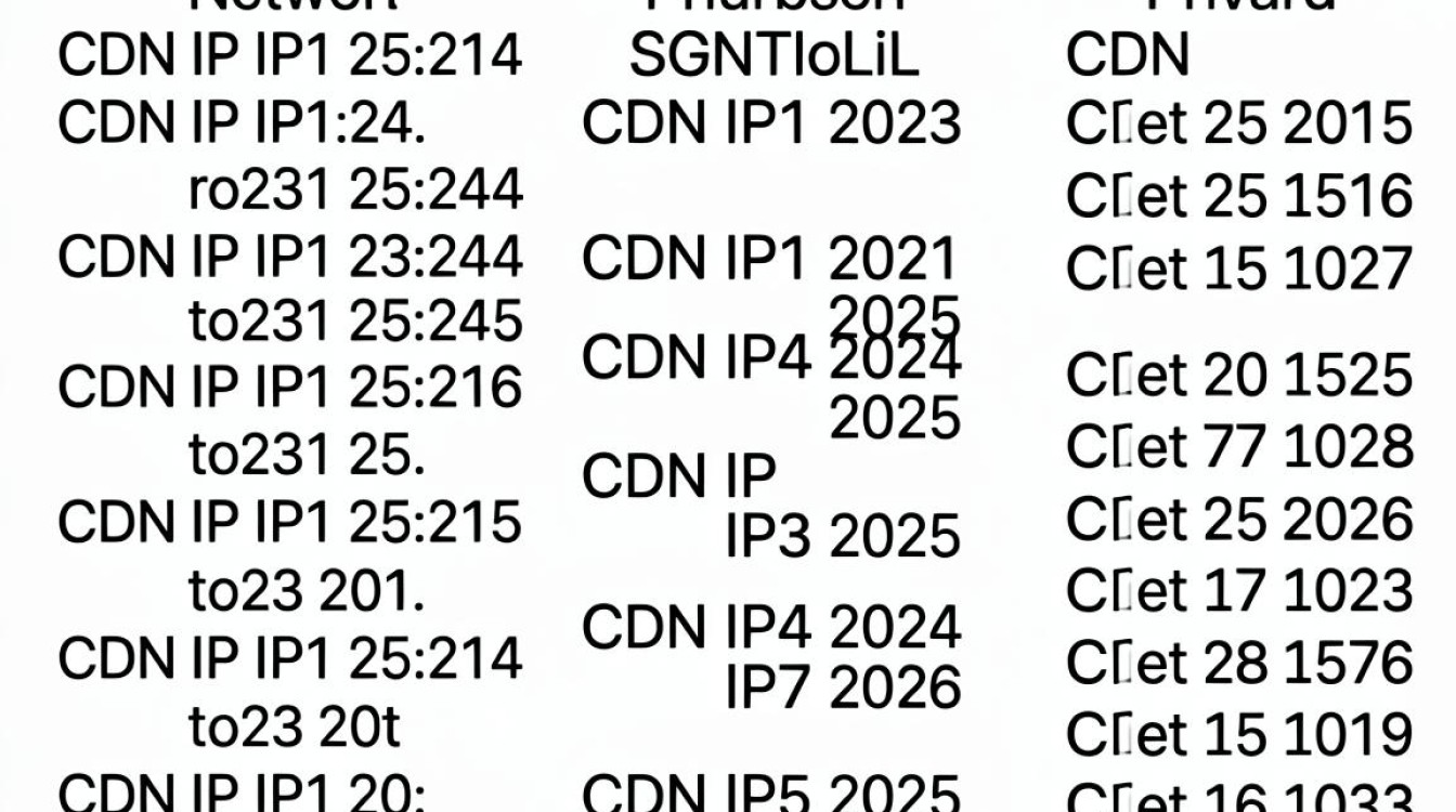 cdn ip地址范围