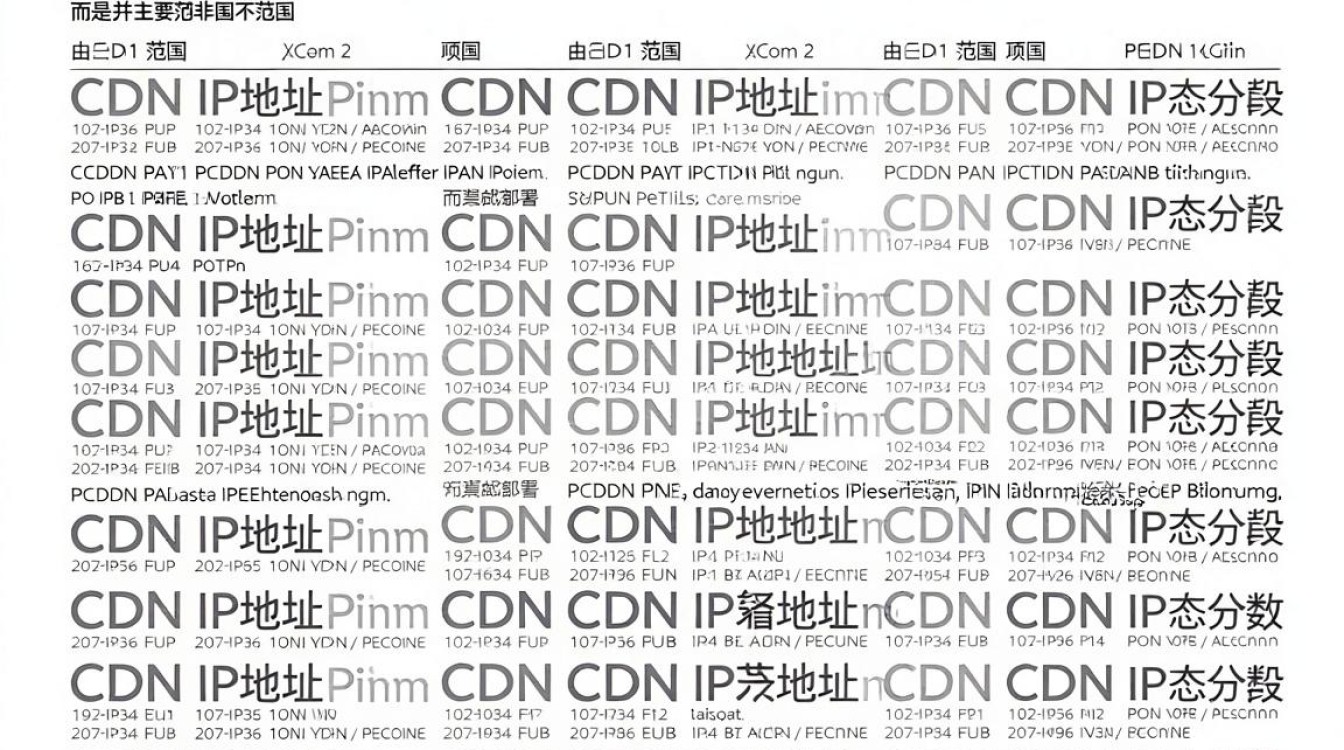 cdn ip地址范围