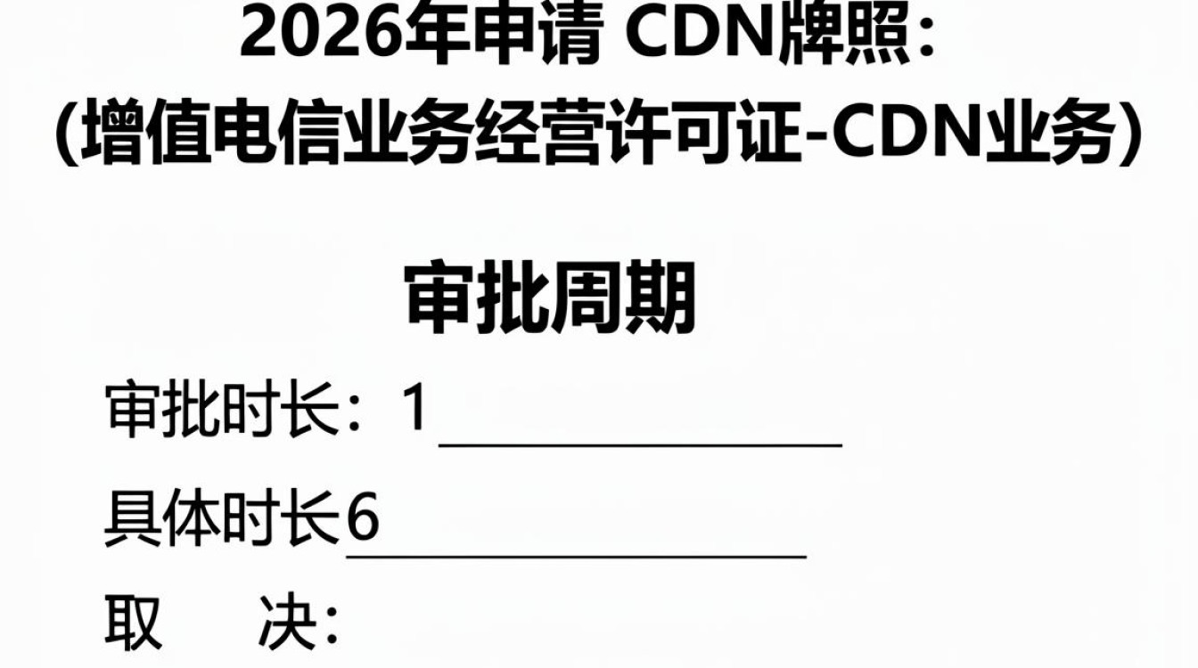 cdn牌照申请周期 cdn牌照申请周期