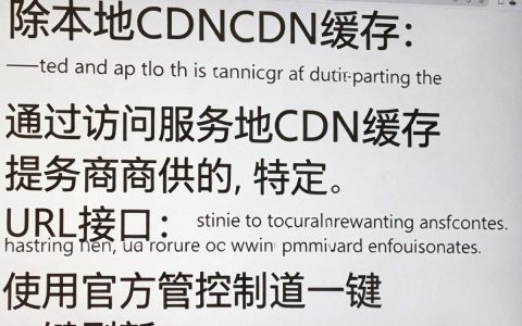 清除本地cdn缓存，清除本地cdn缓存怎么操作