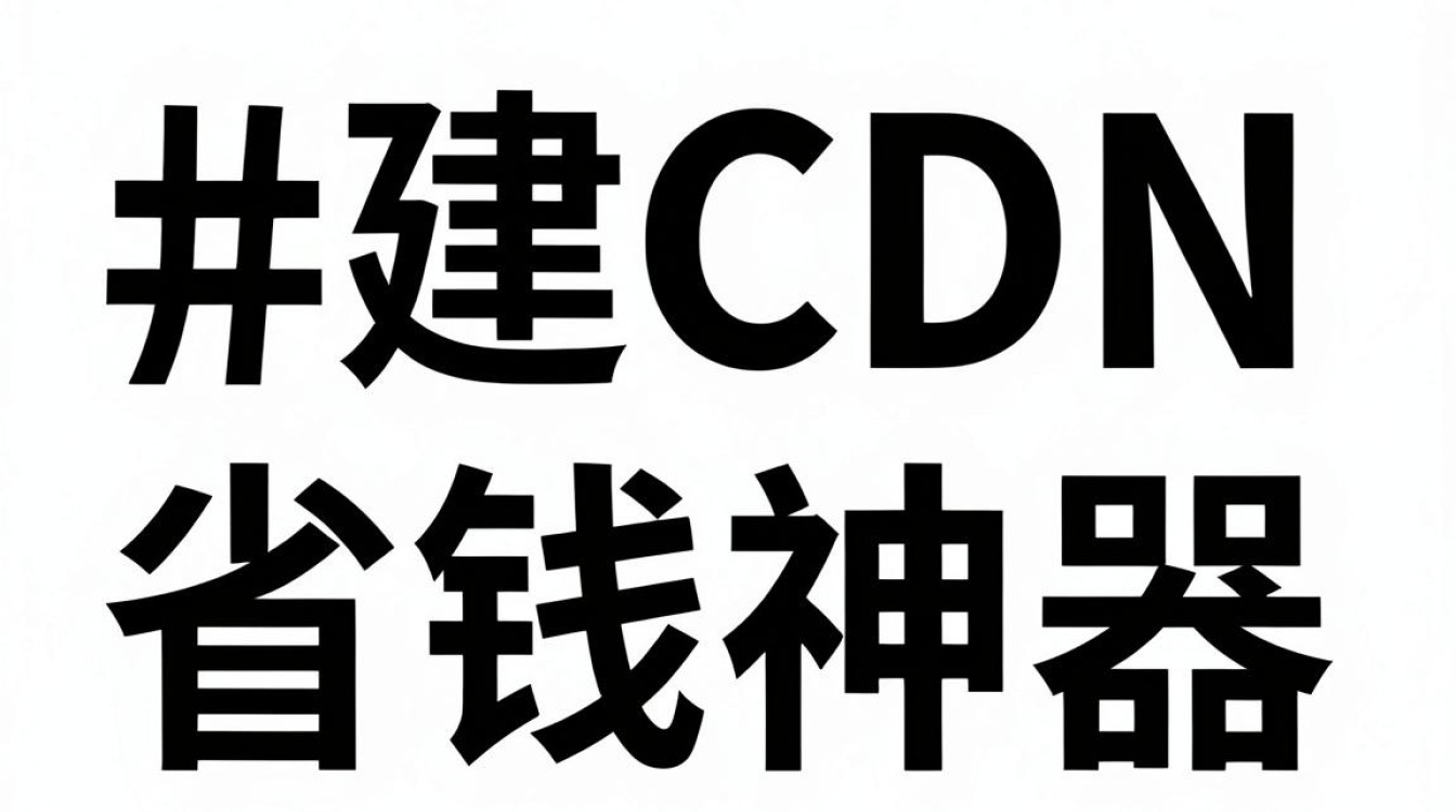 自建cdn费用
