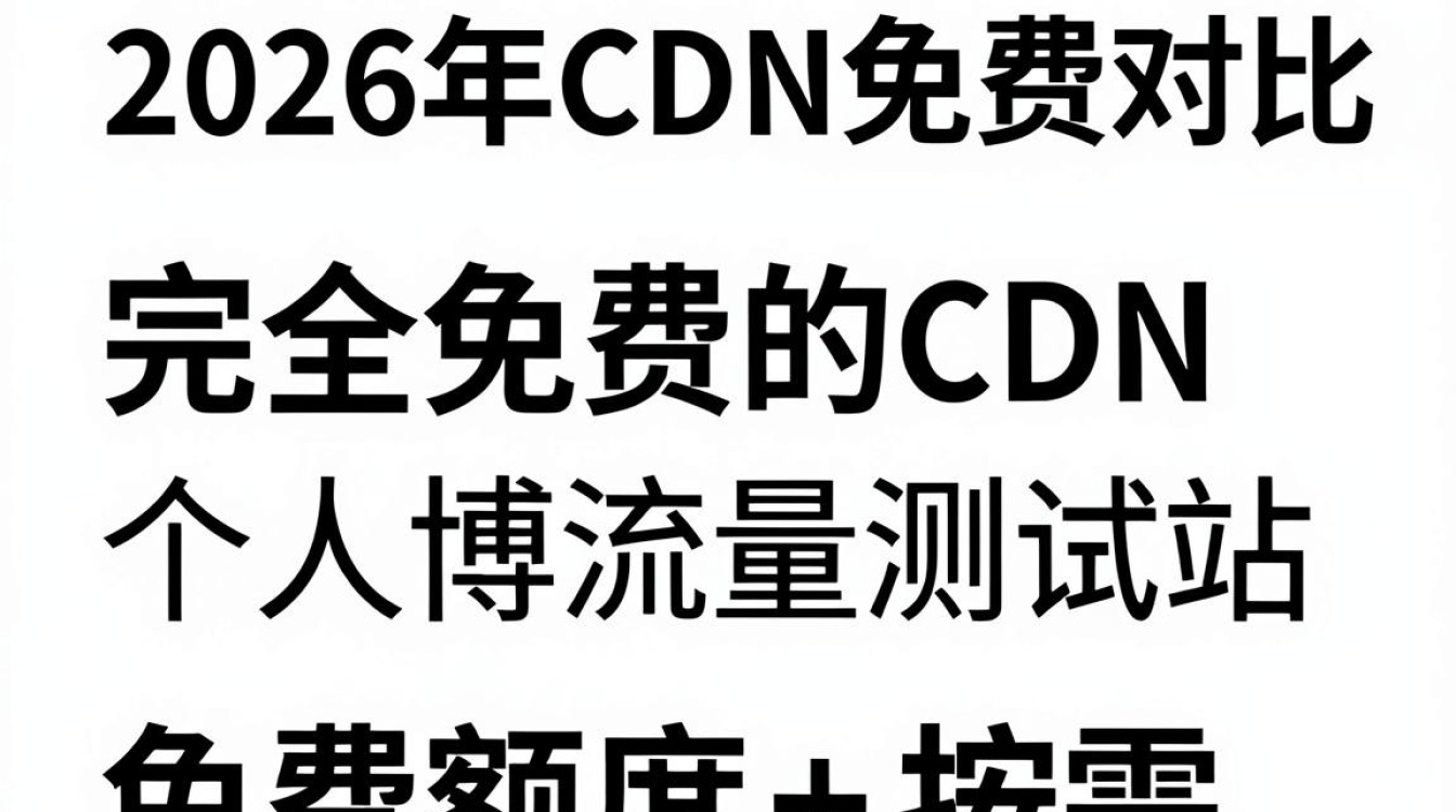cdn 免费 对比