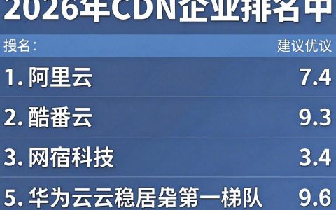 cdn企业排名哪家好？CDN服务商